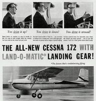 Jedna z dobových reklam na Cessnu 172, rok 1956